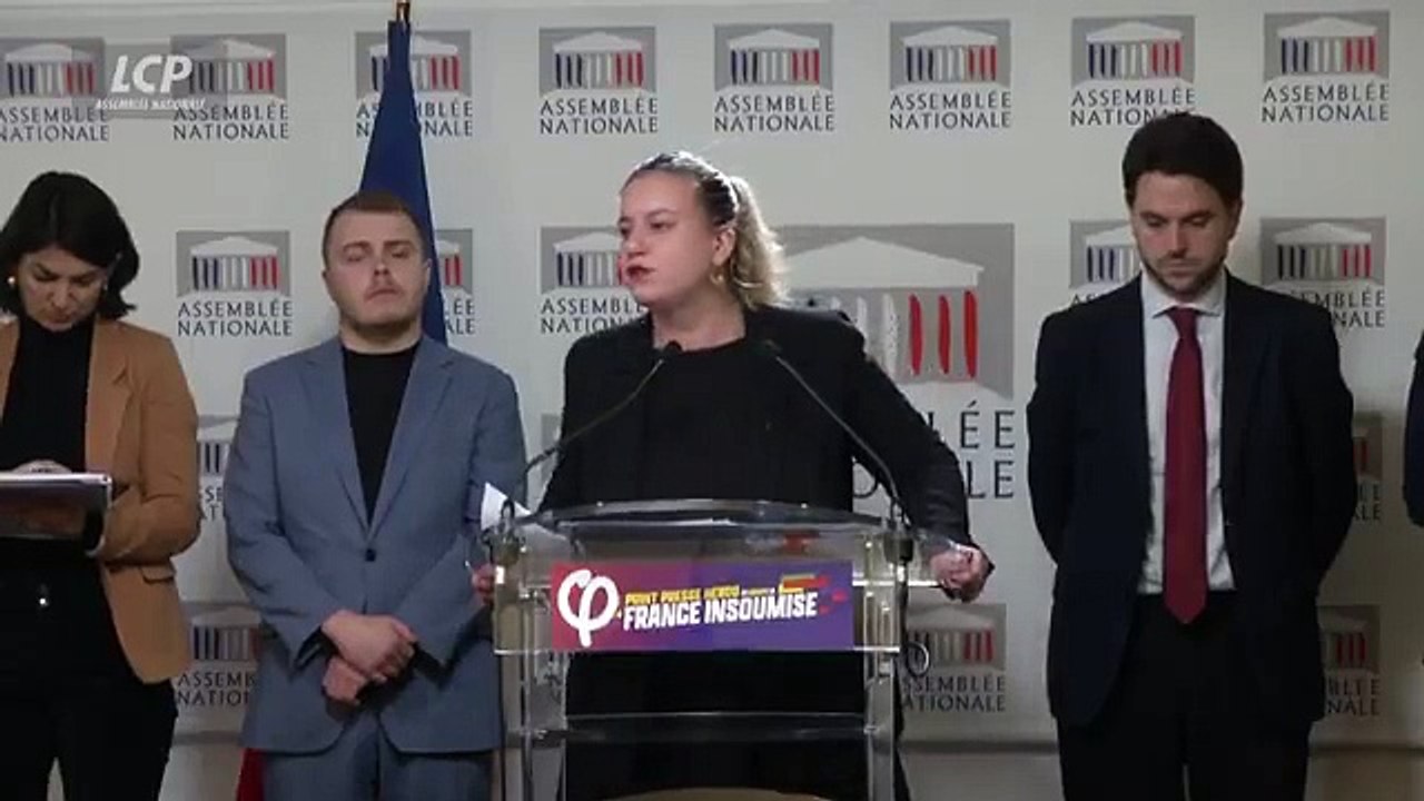 Les députés de la France insoumise ont demandé que le match de foot France/Israël prévu jeudi à Saint-Denis "soit annulé", Mathilde Panot mettant en avant un risque de "trouble très fort" - VIDEO
