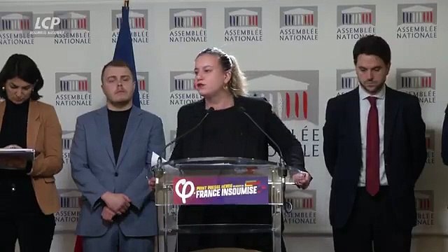 Les députés de la France insoumise ont demandé que le match de foot France/Israël prévu jeudi à Saint-Denis soit annulé , Mathilde Panot mettant en avant un risque de trouble très fort - VIDEO