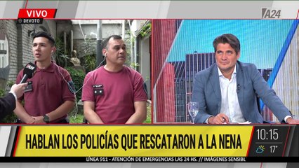 OFICIALES DE POLICÍA RESCATARON A UNA NIÑA DENTRO DE UN AUTO EN UN SHOPPING