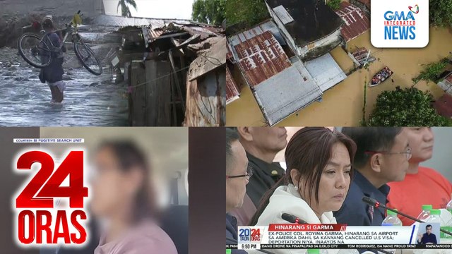 24 Oras: (Part 1) Bagyong Nika,nag-iwan ng kabi-kabilang pinsala sa Hilagang Luzon; Pinay na kasabwat ng asawang German sa pagmolestiya sa mga anak, arestado; Garma, hinarang sa airport sa Amerika dahil sa cancelled visa, atbp.