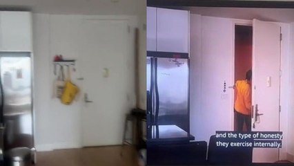 "I was watching television and saw my living room on a show"