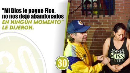 Habitantes de Santa Cruz reconocieron y agradecieron a Fico su presencia tras emergencia