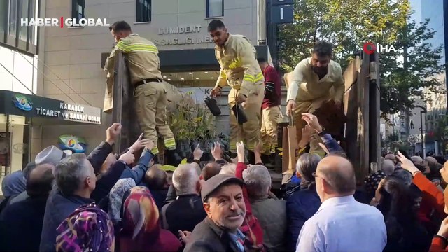 İstedikleri fidanları alabilmek için birbirleriyle yarıştılar