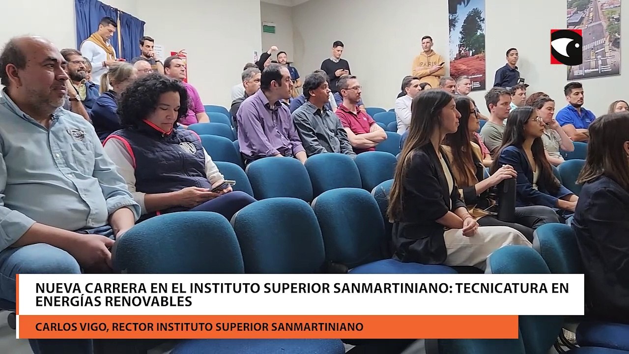 Nueva carrera en el Instituto Superior Sanmartiniano: Tecnicatura en Energías Renovables