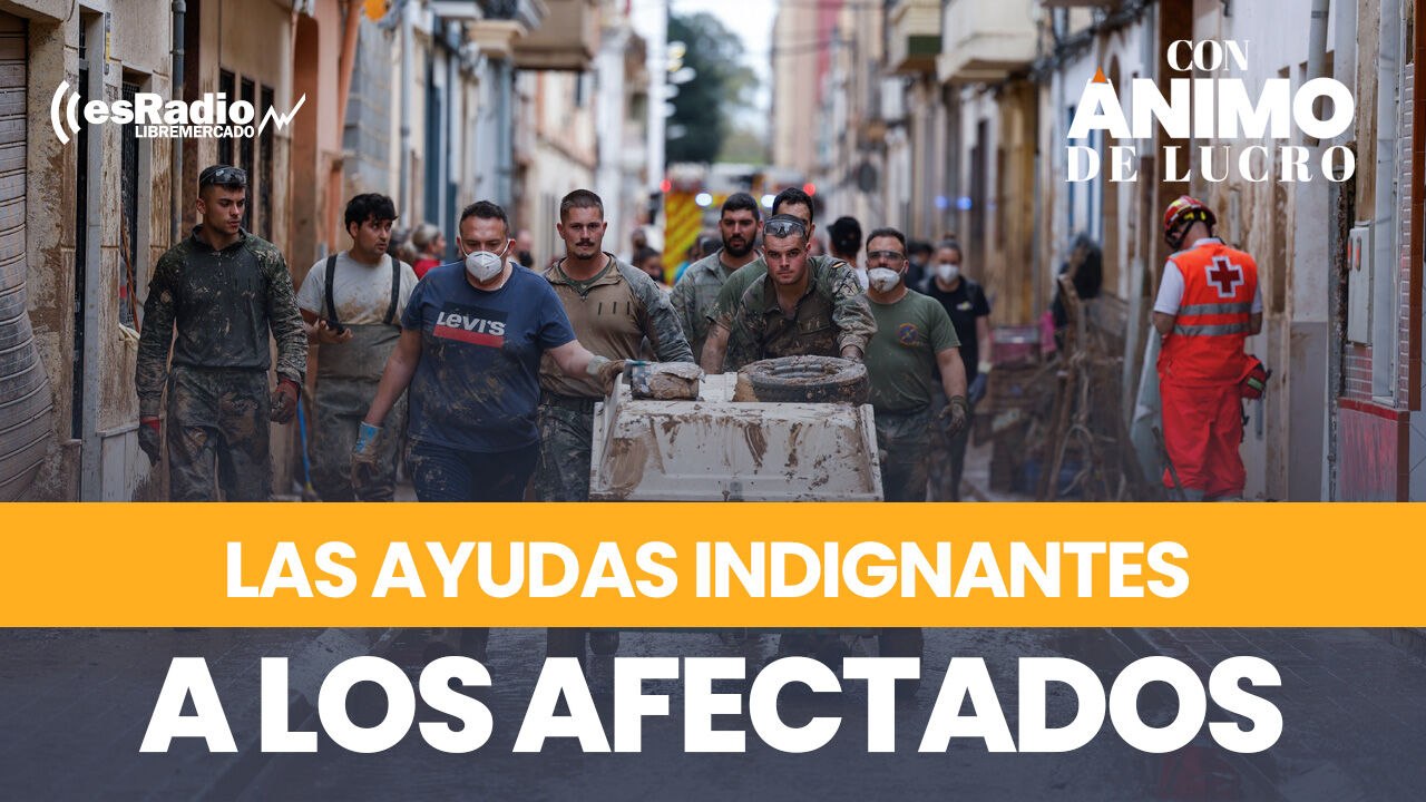 Ayudas ridículas e indignantes: Sánchez ofrece a los locales afectados poco más de 90 euros para desperfectos