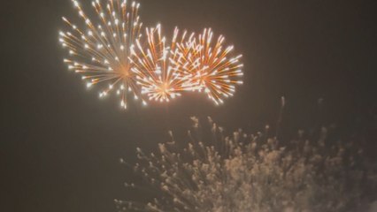Heysham fireworks: Symphony of colors explode in the night sky above