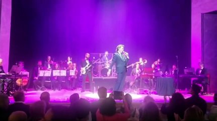 El cantante Diego Ramos triunfa en el teatro Calderón de Madrid con 'La vida sigue igual, el Tributo'