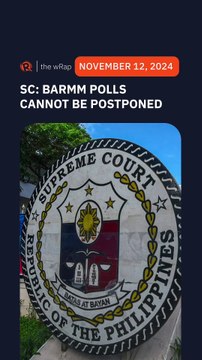 BARMM polls cannot be postponed – Supreme Court