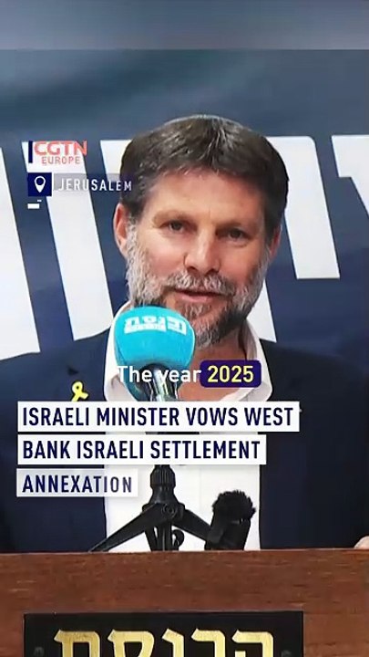 Israeli minister vows West Bank Israeli settlement annexation
