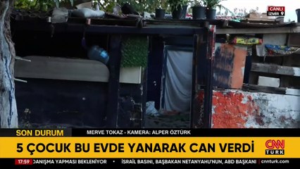 5 çocuk bu evde yanarak can verdi