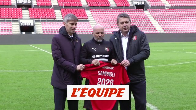 Sampaoli présenté officiellement - Foot - L1 - Rennes