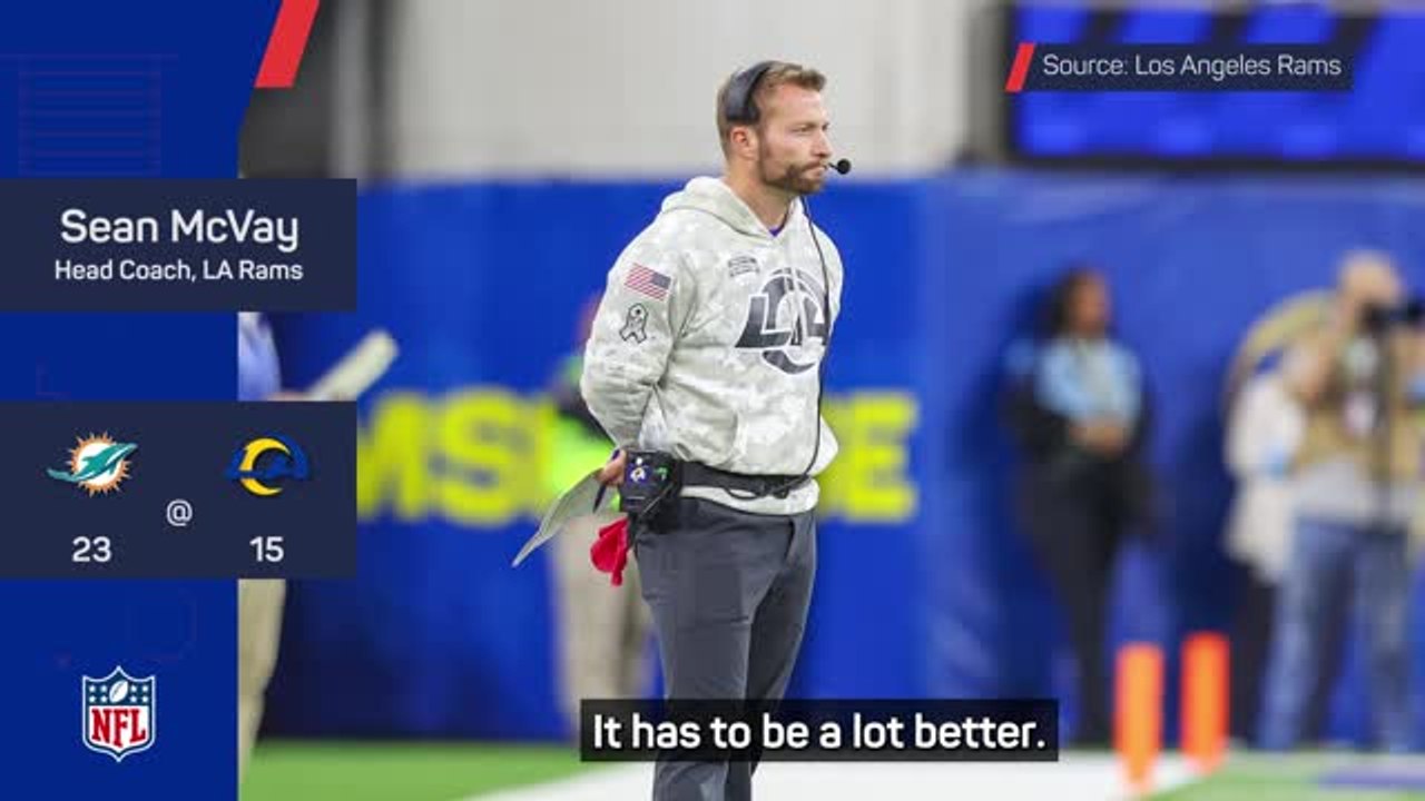 McVay insists everything is on the table for 'inconsistent' Rams