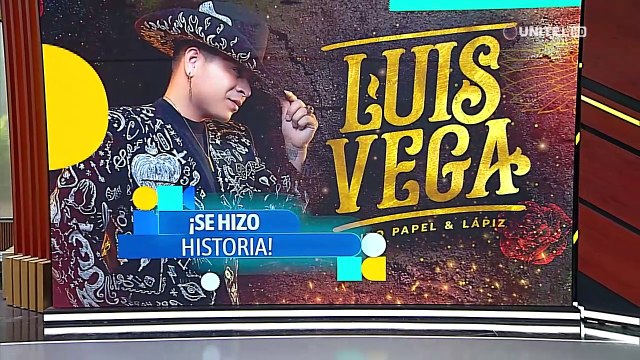 Luis Vega: “Es histórico el amor que la gente está empezando a tener a sus artistas”