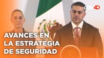 Claudia Sheinbaum y Omar García Harfuch presentaron los avances en la Estrategia de Seguridad