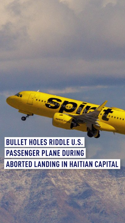 Bullet holes riddle U.S. passenger plane during aborted landing in Haitian capital