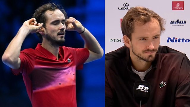Tennis - ATP Finals 2024 - Daniil Medvedev : A lot of football players do it, just block the noise