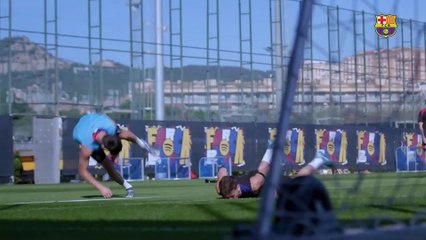 Hansi Flick machaca a sus futbolistas: Gavi y Pau Víctor, sin aliento