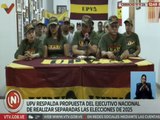 Caracas | UPV expresa su apoyo al poder popular y al presidente Nicolás Maduro