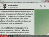 Presidente Maduro celebró aprobación de resolución de Rusia sobre la lucha contra el nazismo