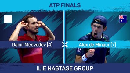 Medvedev returns to winning ways at ATP Finals