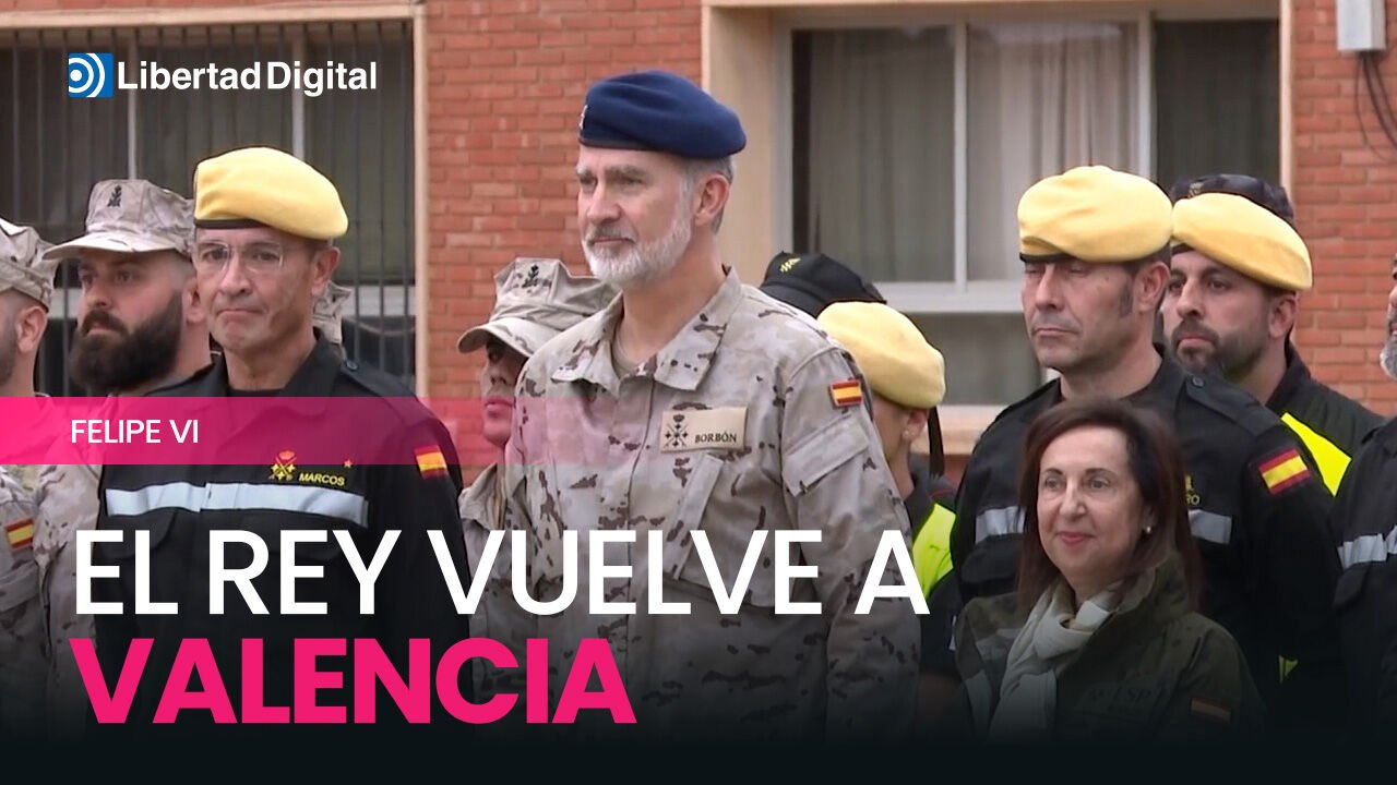 El Rey realizado su segunda visita a la Comunidad Valenciana tras el paso de la DANA