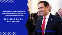 Nominación de Marco Rubio como secretario de Estado se confirmaría este martes