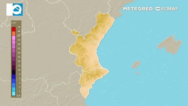 LLuvias y tormentas localmente muy fuertes en los litorales