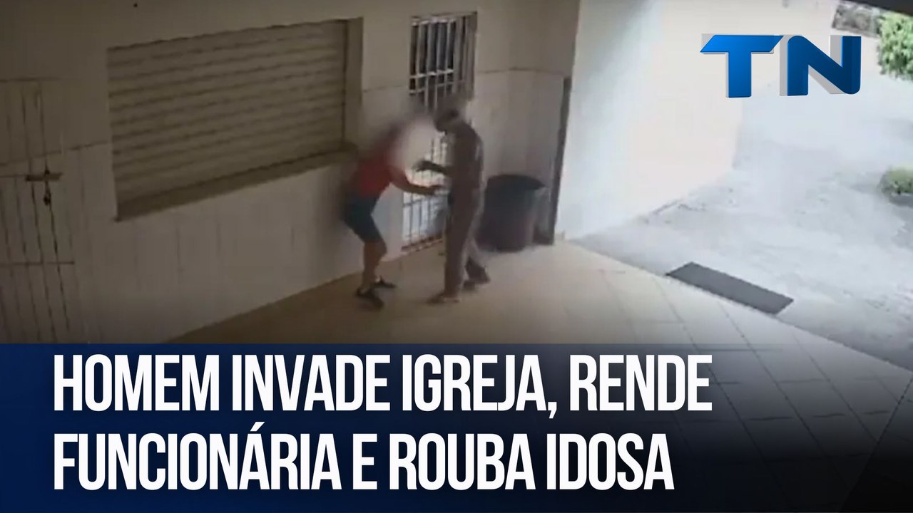 Homem invade igreja, rende funcionária e rouba idosa na Serra
