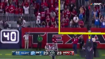 JAKE BATES, THE HAUNT OF HOUSTON, WALKS IT OFF FOR THE LIONS #nfl #americanfootball