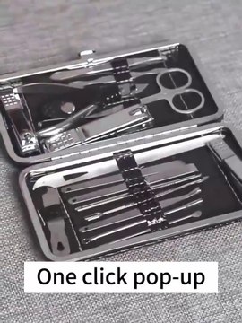 Nail Clippers Manicure Tool Set, With Portable Travel Case, Dead Skin Clippers, Cuticle Nippers And Cutter Kit, Nail Clippers Pedicure Kit
