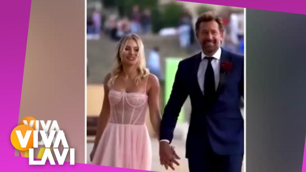Gabriel Soto e Irina Baeva son captados muy 'juntitos' en el aeropuerto de CDMX