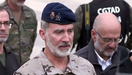 El Rey anuncia que sus visitas a los pueblos devastados por la DANA serán "continuas"