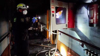 Así se han encontrado los agentes de la Guardia Civil la residencia de Villafranca de Ebro