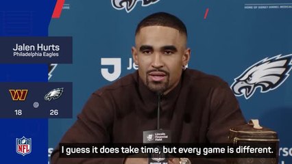 Hurts praises history-maker Barkley after Eagles win