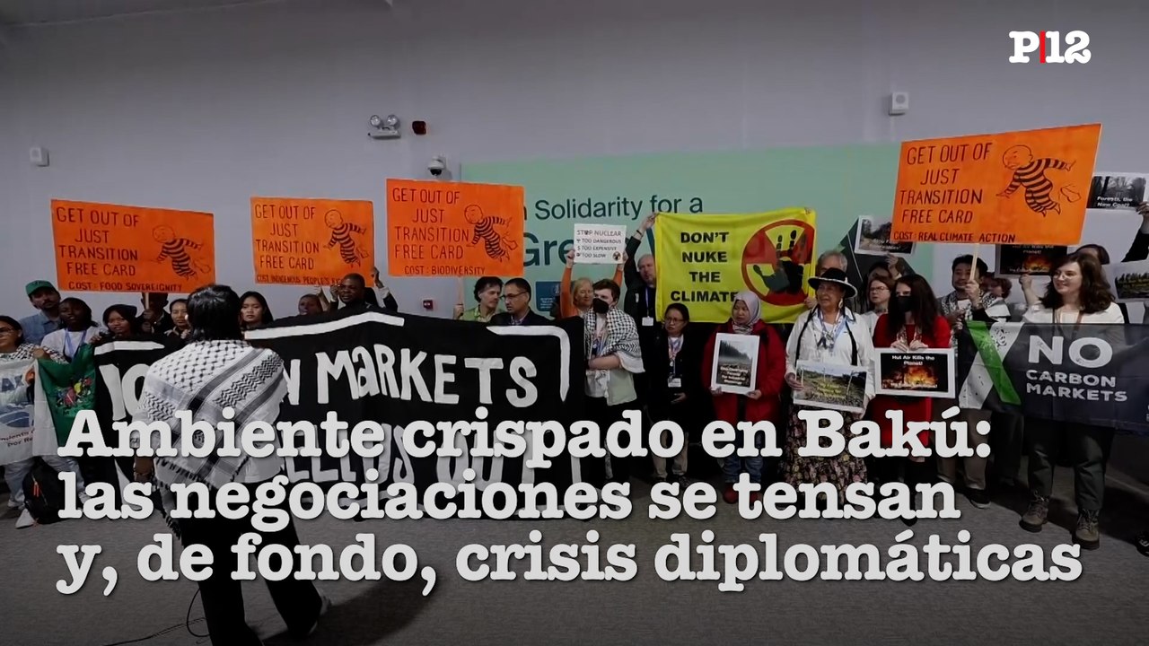 Ambiente crispado en Bakú: las negociaciones se tensan y, de fondo, crisis diplomáticas