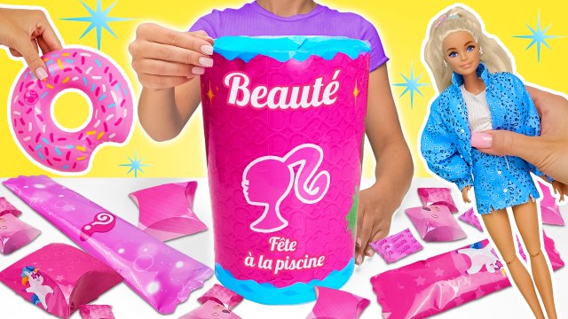 Déballons des surprises et organisons la meilleure fête à la piscine pour vos poupées