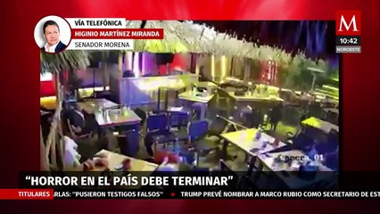 Higinio Martínez llama a oposición a unirse contra la violencia: "podemos pelear por otras cosas"
