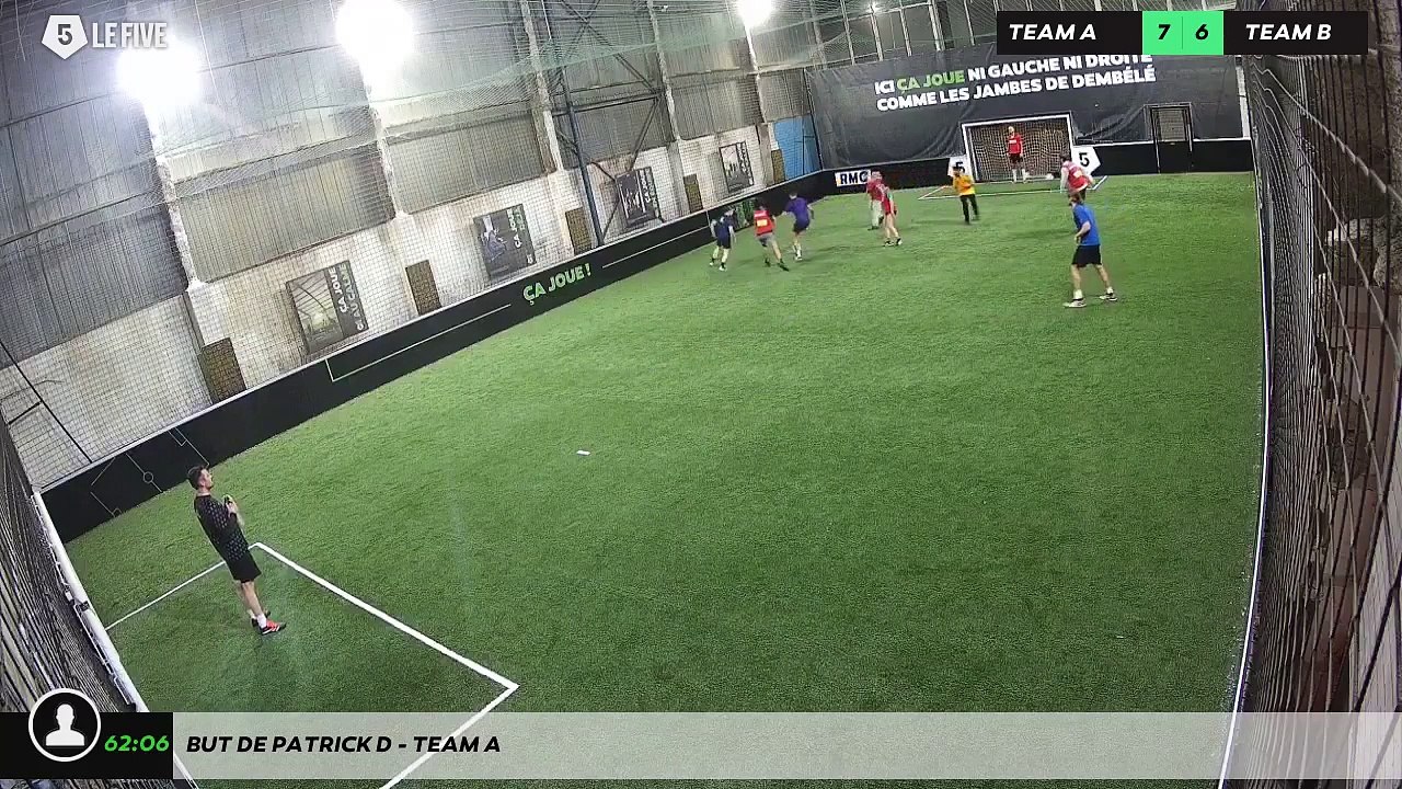 But de Patrick D - Team A