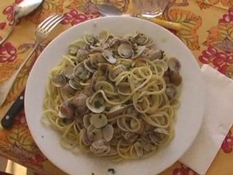 Spaghetti au vongole (palourdes)