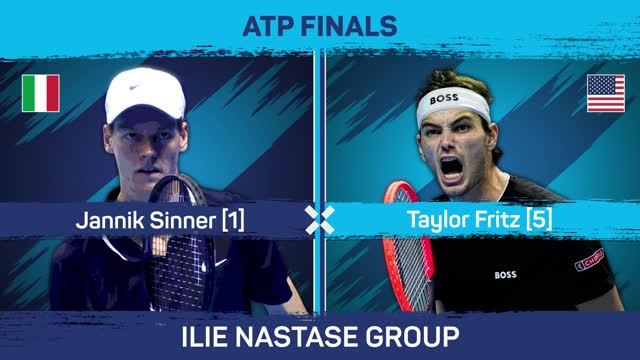 Sinner beats Fritz to notch up second win at ATP Finals