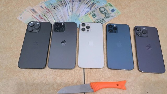Bắt tên cướp dùng dao gọt hoa quả, táo tợn cướp 5 iPhone ở Đồng Nai rồi trốn sang Bà Rịa - Vũng Tàu