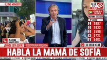 Habla la mamá de Sofía: "Se perdieron 48 horas en la búsqueda"