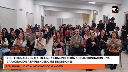 Profesionales en marketing y comunicación social brindaron una capacitación a emprendedores de Misiones