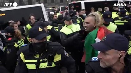 Amsterdam, decine di arresti alla protesta pro-Palestina