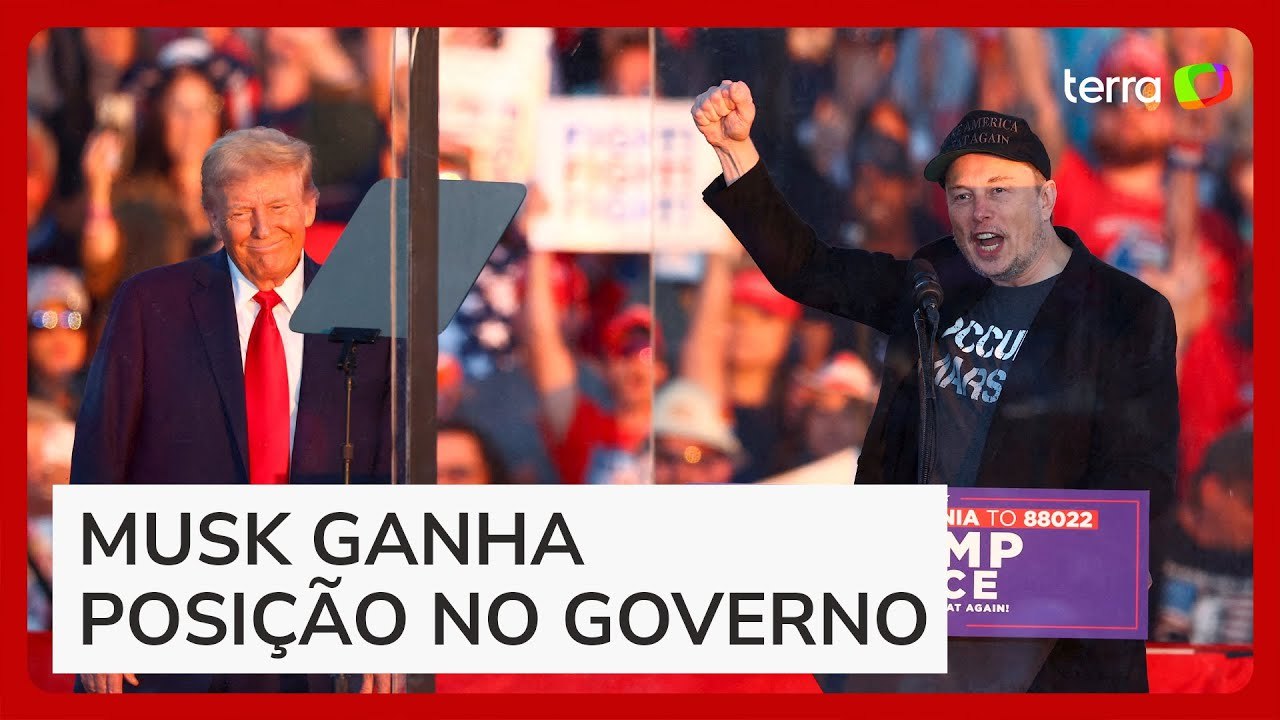 Trump anuncia Elon Musk como chefe do Departamento de ‘eficiência governamental’ dos EUA