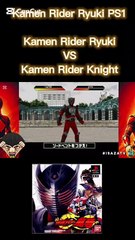 Kamen Rider Ryuki VS Kamen Ryder Knight-PS1