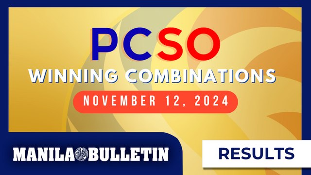 Lotto Draw Results, November 12, 2024 | Ultra Lotto 6/58, Super Lotto 6/49, Lotto 6/42, 6D, 3D, 2D