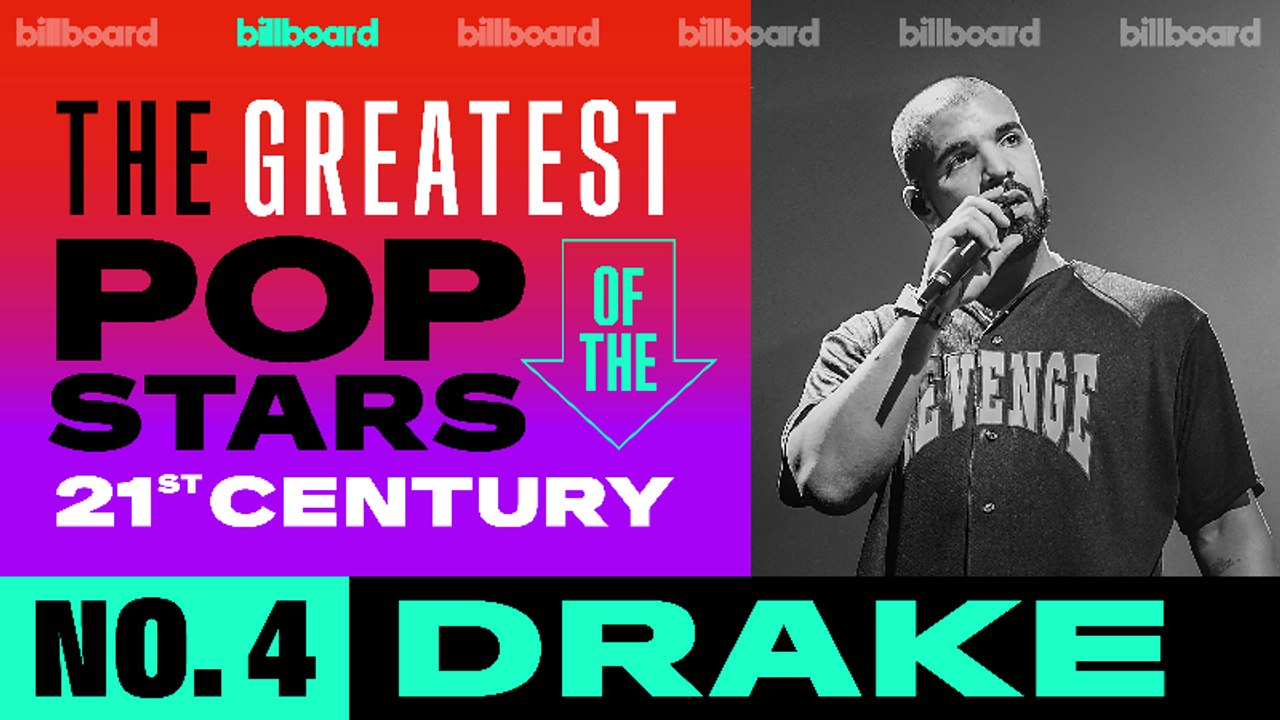 Drake Makes No. 4 on Billboard's List of 25 Greatest Pop Stars of the 21st Century | Billboard News