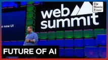 Qualcomm CEO Cristiano Amon presents the future of generative AI at Web Summit