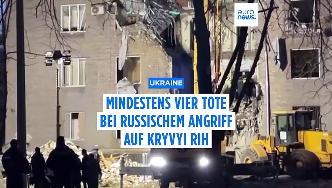 Familie bei Raketenangriff auf Krywyj Rih in der Südukraine getötet